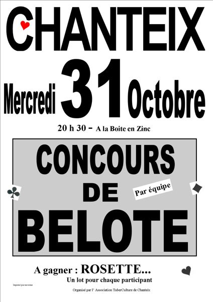 concours de belote