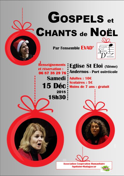 Concert Gospels et Chants de Noël