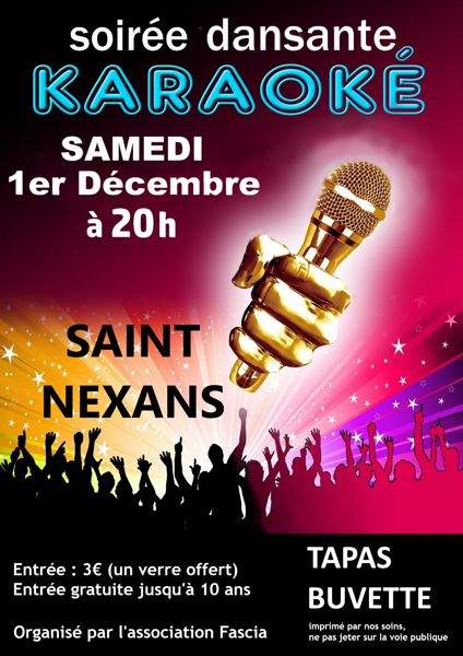 Soirée dansante et karaoke