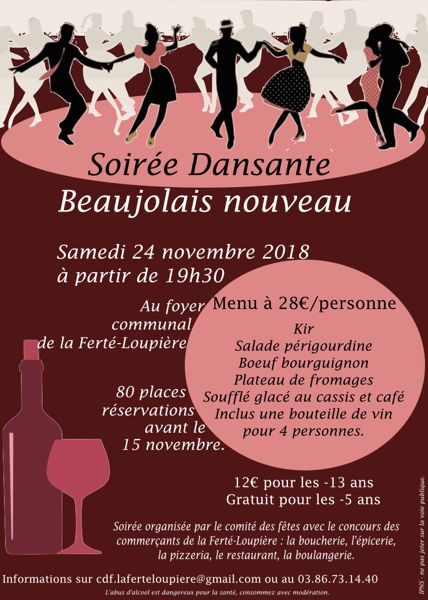 Soirée dansante - Beaujolais nouveau