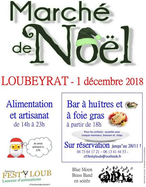 Marché de Noël, Bar à Huîtres et Foie Gras -Concert