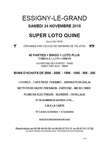 SUPER LOTO QUINE