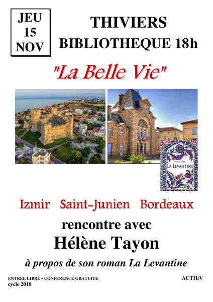 Rencontre avec Hélène Tayon