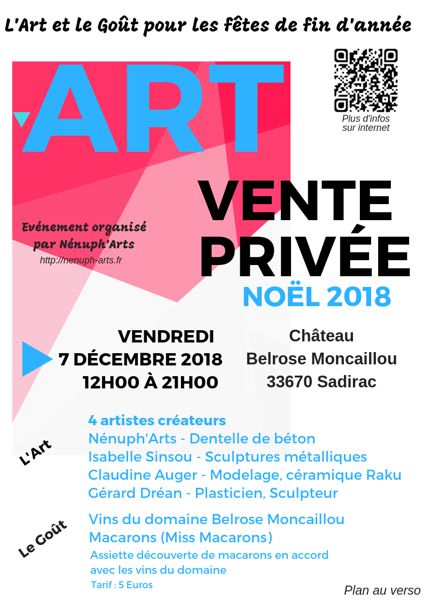 Vente privée Noël 2018 Art et Goût