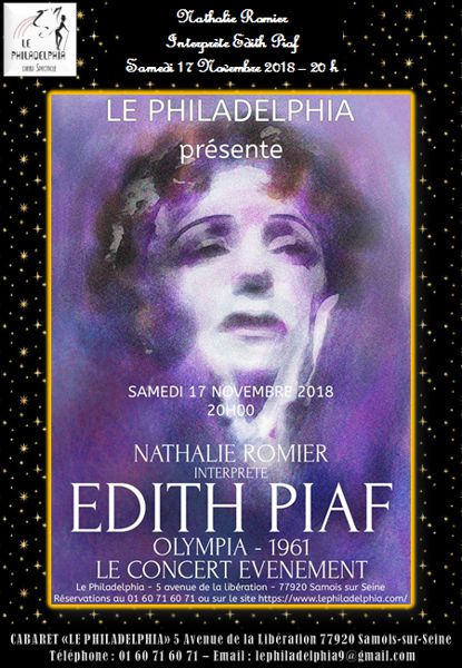 NATHALIE ROMIER INTERPRÈTE EDITH PIAF