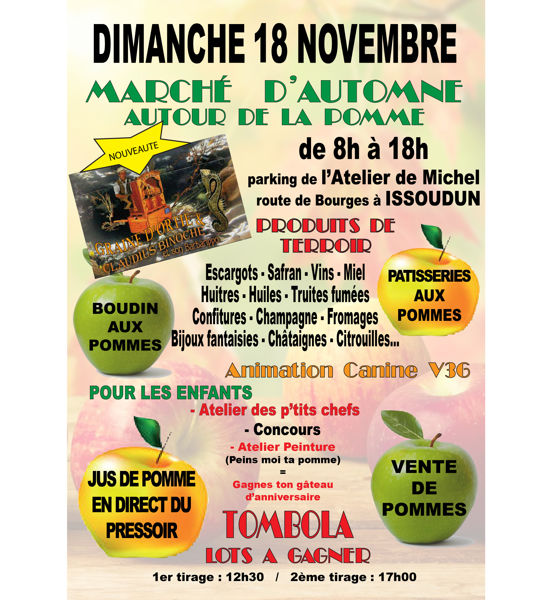 Marché D'automne autour de la pomme