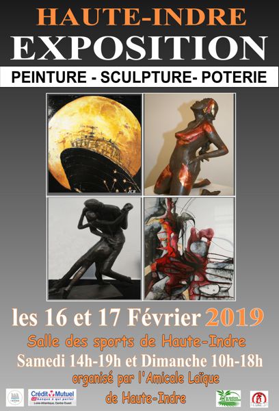 11° Exposition Artistique à Haute INDRE les 16 et 17 Février