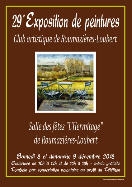 Exposition de peintures