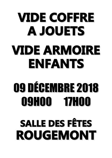 Vide coffre à jouets / vide armoire enfants