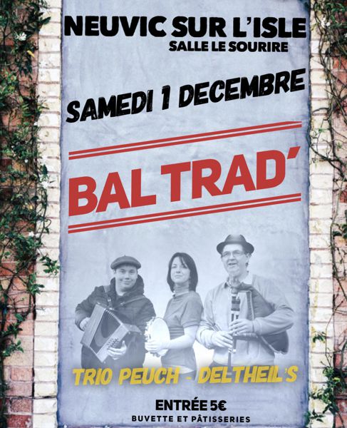 Bal traditionnel avec le trio Peuch-deltheil’s