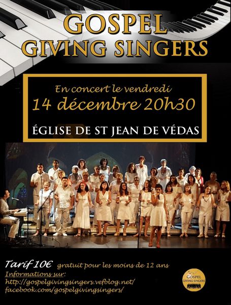 Concert de Noël GOSPEL GIVING SINGERS