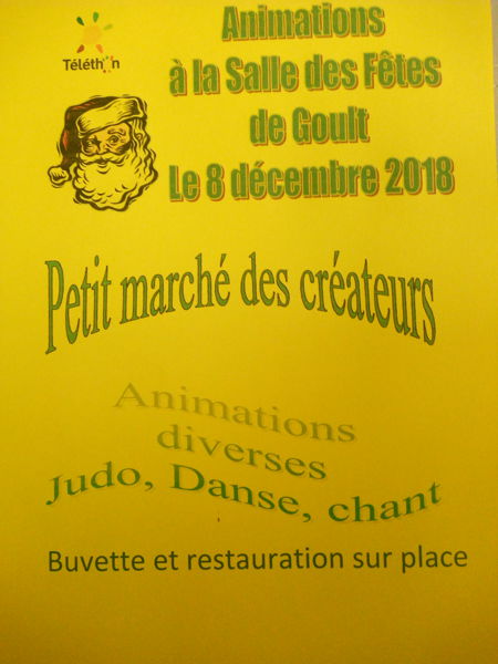 Marché de Noël du Téléthon