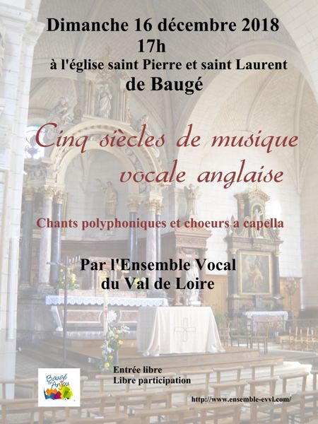 Cinq siècles de musique vocale anglaise