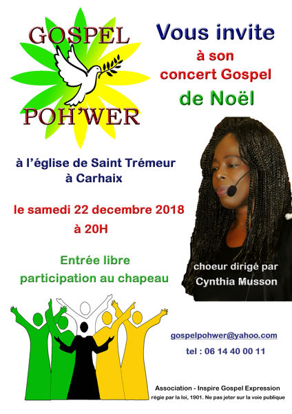 Concert de Noêl Gospel Poh'Wer