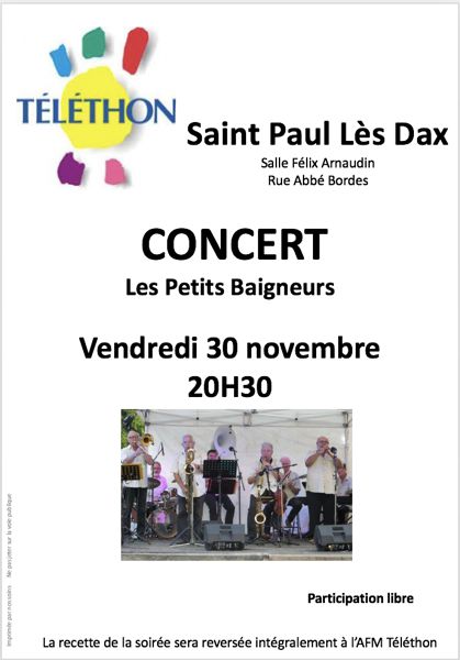 concert les petits baigneurs