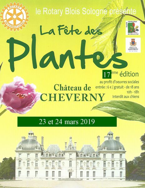 FETE DES PLANTES DU ROTARY BLOIS SOLOGNE AU CHATEAU DE CHEVERNY