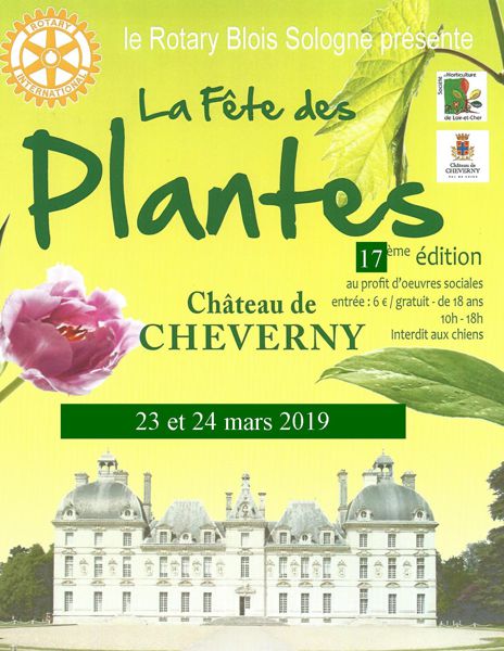 FETE DES PLANTES DU ROTARY BLOIS SOLOGNE AU CHATEAU DE CHEVERNY
