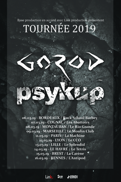 OVERPOWERED TOUR : GOROD + PSYKUP + SUP