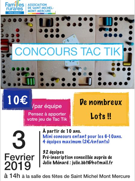 Concours Tac Tik
