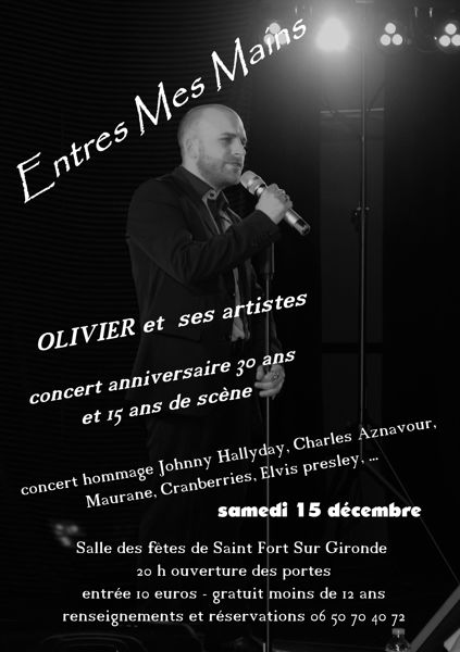 Concert ENTRE MES MAINS