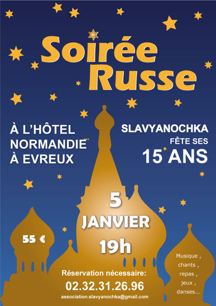 Soirée Russe en Normandie