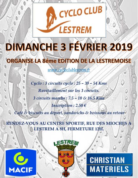 BREVET CYCLO & MARCHE LA LESTREMOISE