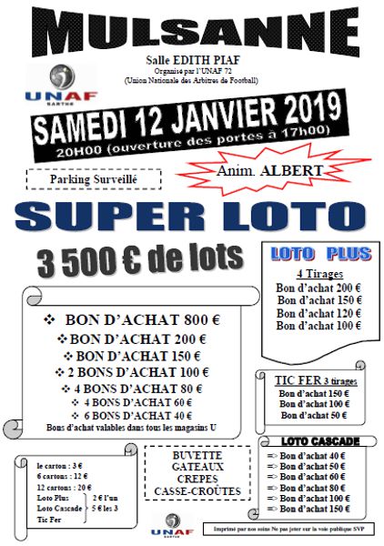 Super Loto animé par Albert