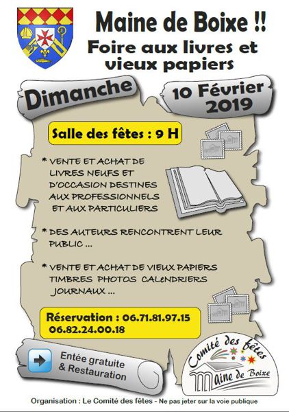 Foire aux livres et aux vieux papiers