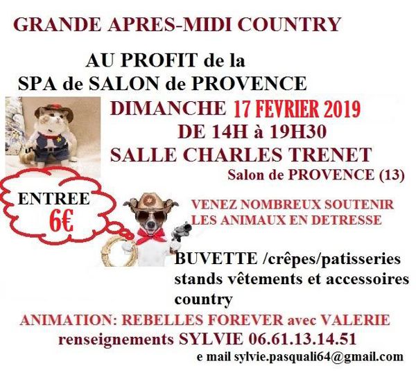Bal Country Au Profit De La Spa De Salon De Provence Salon De