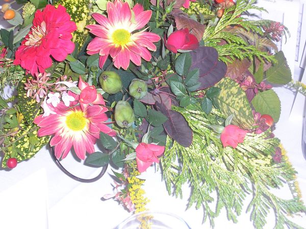 Décorations florales et oeufs de Paques