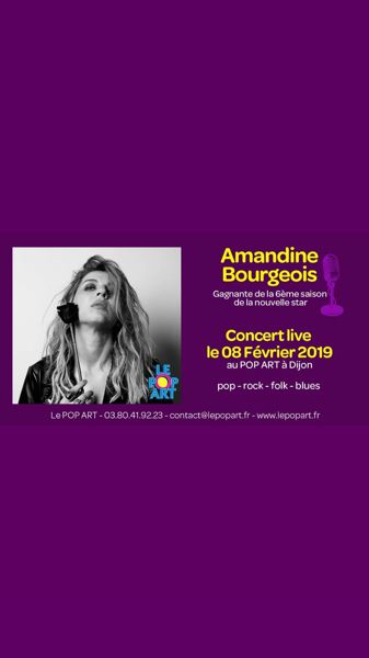 Concert Amandine Bourgeois 