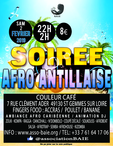 Soirée Afro Antillaise