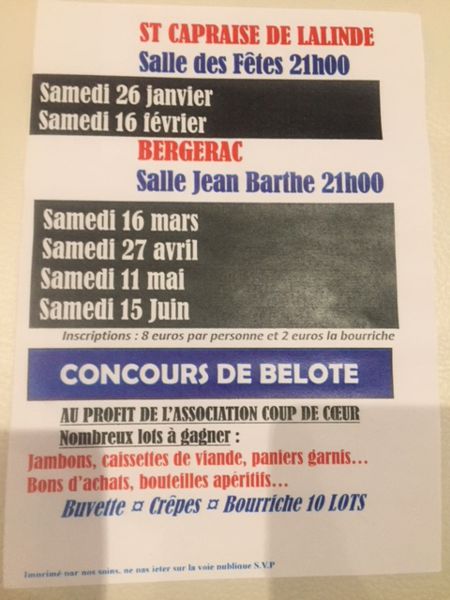 concours de belote