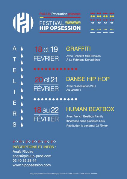 Hip OPsession - Atelier danse, beatbox et graffiti