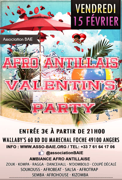 Afro Antillais Valentin's Party