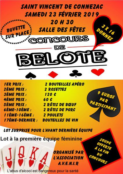 Concours de belote