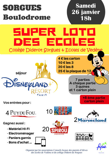 SUPER LOTO DES ECOLES