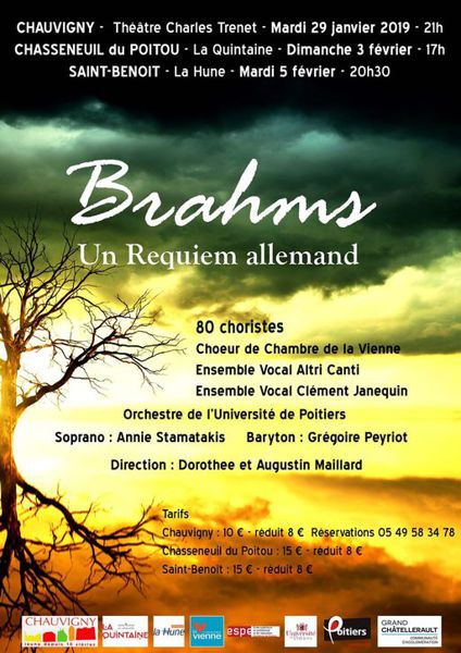 CONCERT Un Requiem allemand, BRAHMS