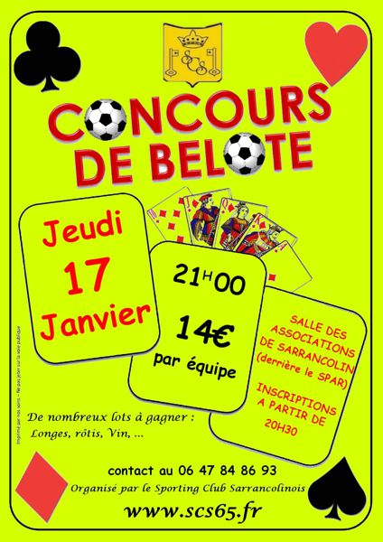 Concours de belote