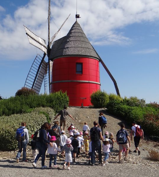 Visite au Moulin à 6 Ailes de Nailloux