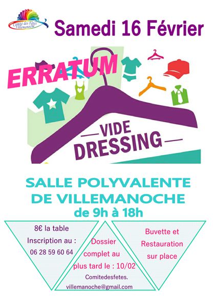 Vide-dressing