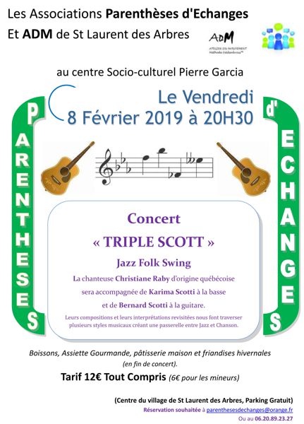 CONCERT TRIPLE SCOTT