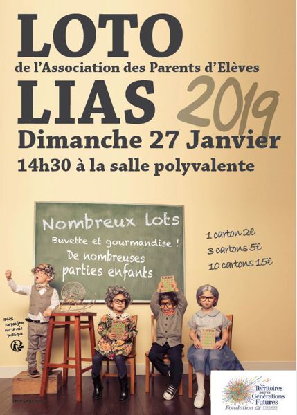 Loto de l'Association des Parents d'Elèves