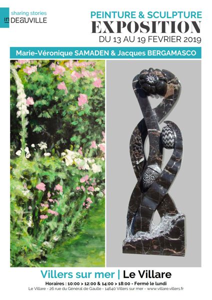 Exposition de peintures et sculptures par Marie-Véronique Samaden et Jacques Bergamasco