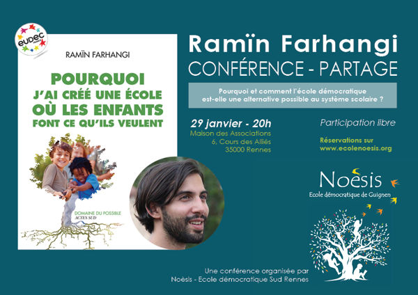 Conférence Ramin Farhangi - ecole démocratique