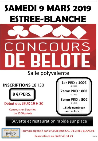 CONCOURS DE BELOTE