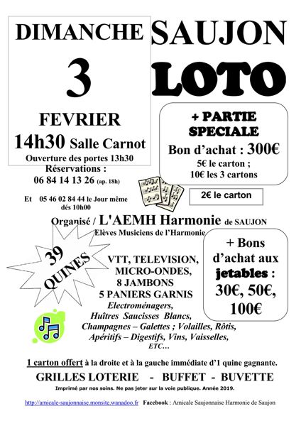 LOTO de l'harmonie