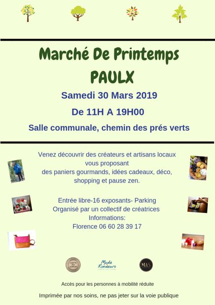 MARCHE DE PRINTEMPS