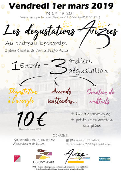 Les dégustations Avizées