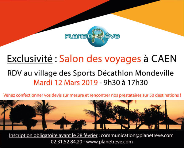 Exclusivité : Salon des Voyages à Caen